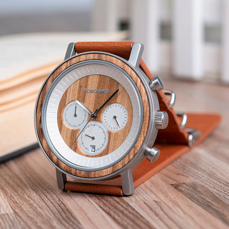 Timeless Love Couple Watch – Exquisite Wood &amp; Stainless Steel Design