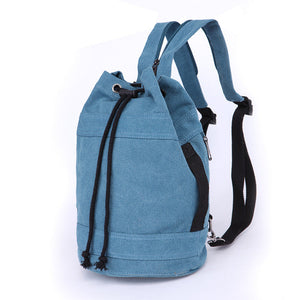 Trendy Couple Canvas Water Tank Backpack