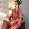 Couple Silk Sexy Couple Pajamas Home Service