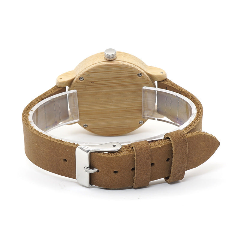 Couple bamboo watches