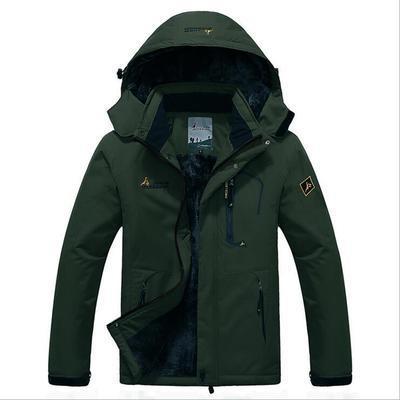 New W Jacket Waterproof Thermal Men Winter Outdoor Hiking Windproof Hombre Camping Windbreaker Ski Coat