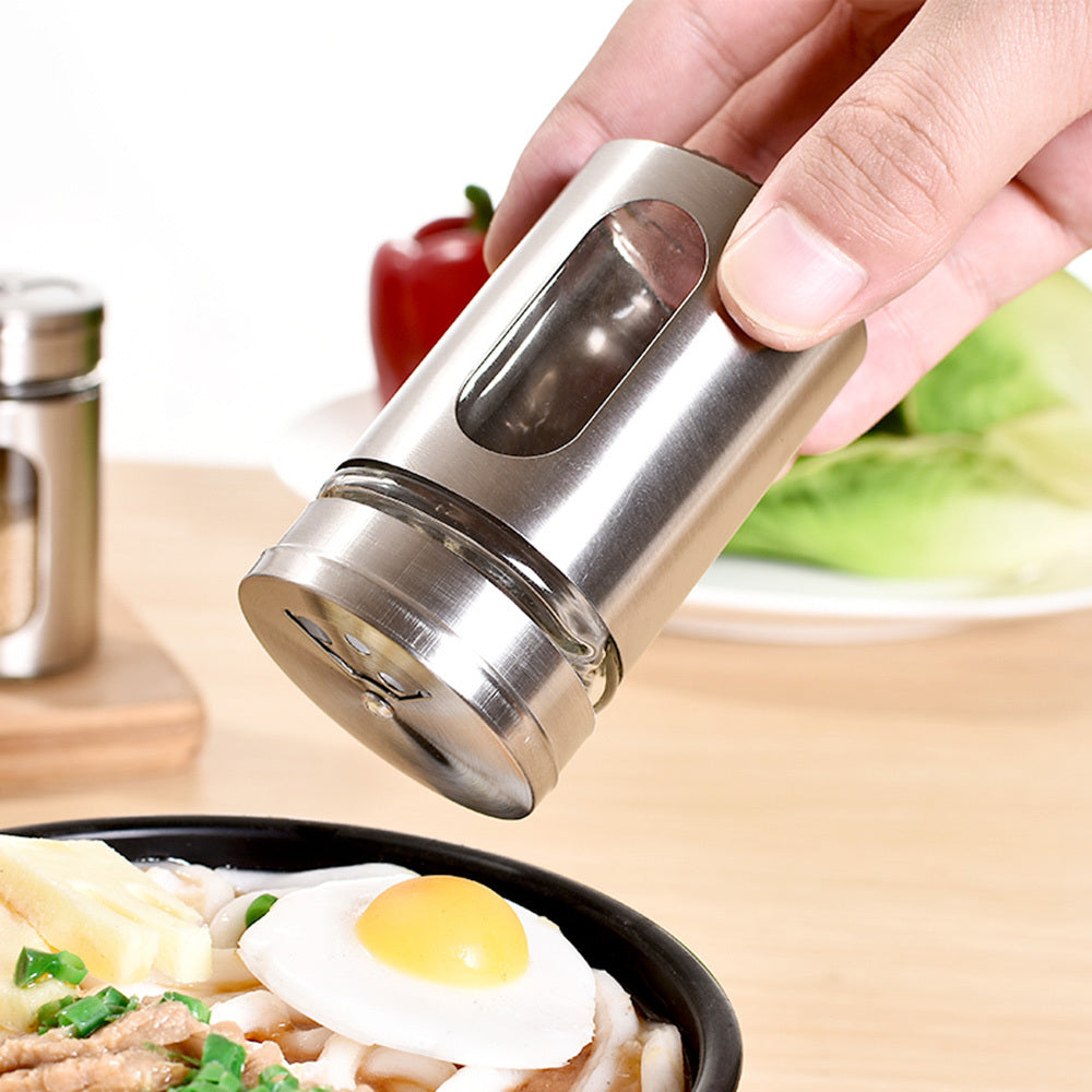 Stainless steel seasoning bottle