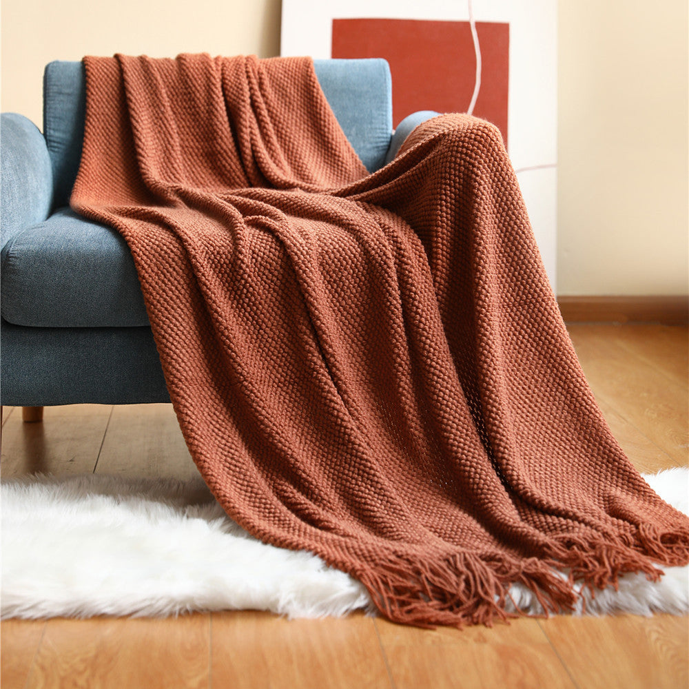 Sofa Knitted Blanket