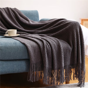 Sofa Knitted Blanket