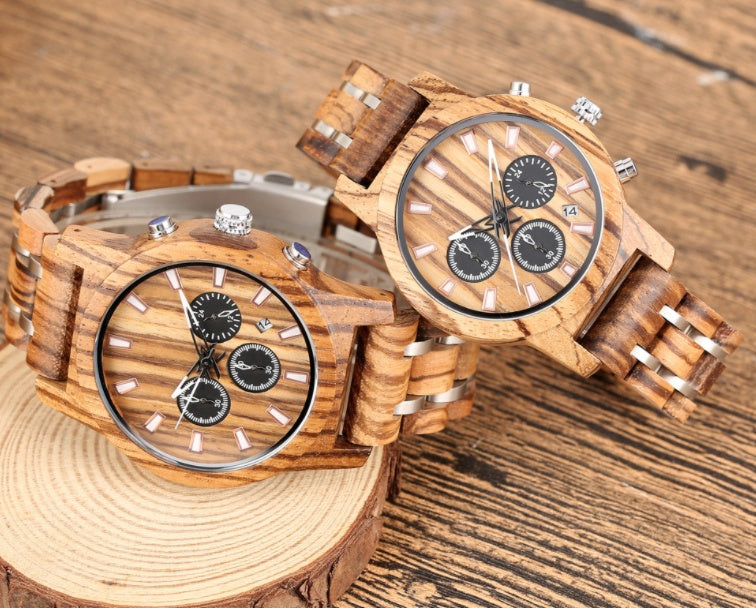 Couple Wooden Quartz Watch Fashion