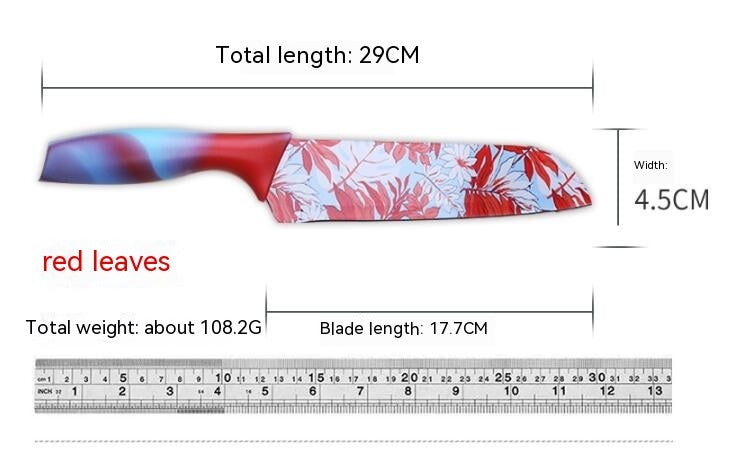 Stainless Steel Printing Chef Knife