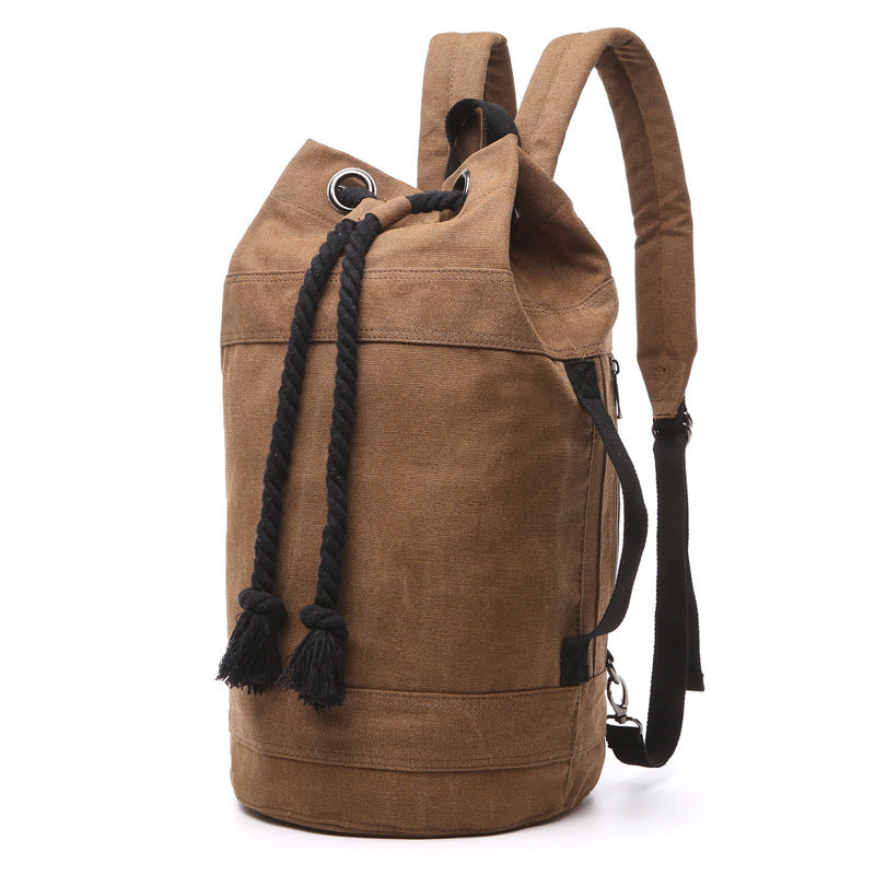 Trendy Couple Canvas Water Tank Backpack