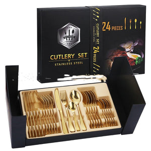 Stainless Steel Tableware Gift Box Set