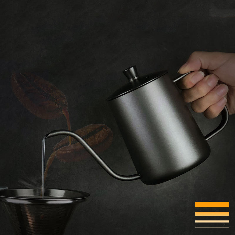 Stainless steel drip coffee pot