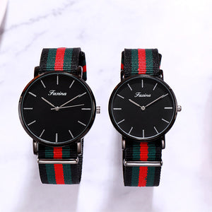 Quartz couple watch