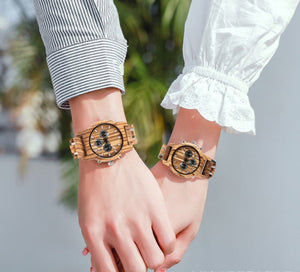 Couple Wooden Quartz Watch Fashion