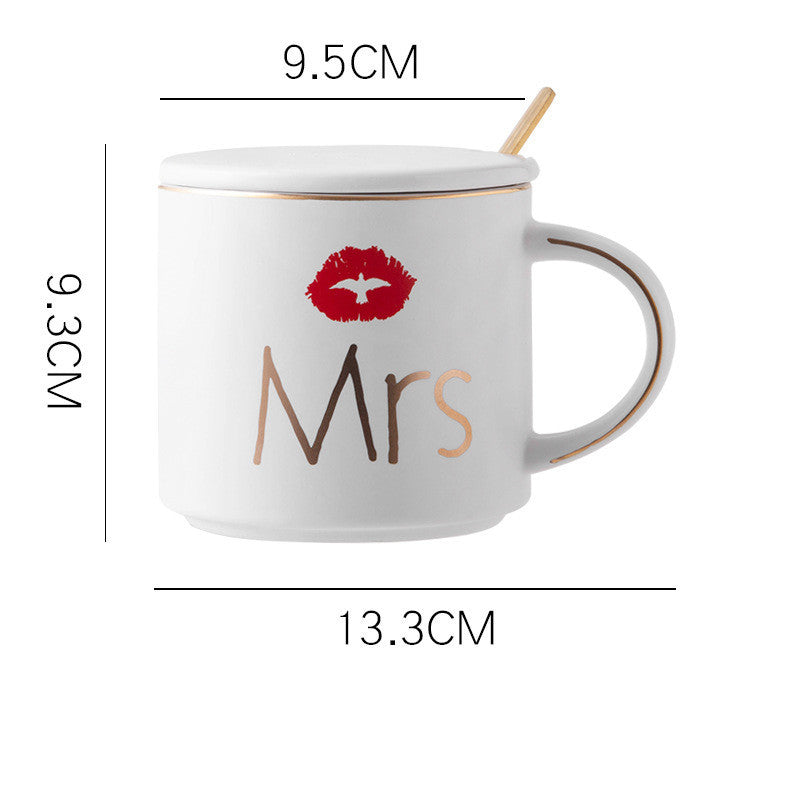 Mr & Mrs. Couple Ceramic Coffee Mugs – A Perfect Pair for Every Sip