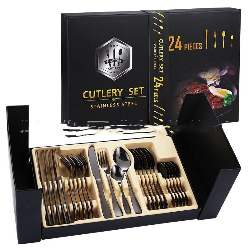 Stainless Steel Tableware Gift Box Set