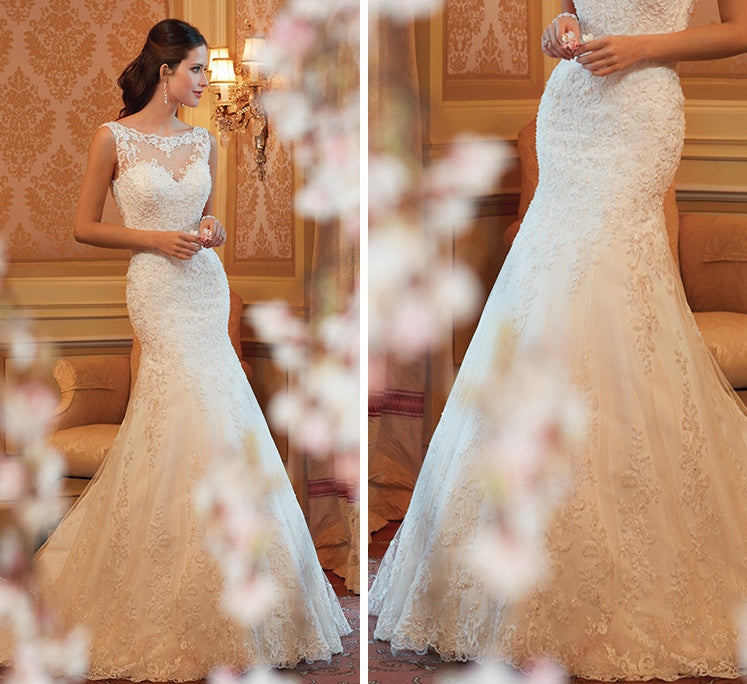 Lace Fish Tail Wedding Dress