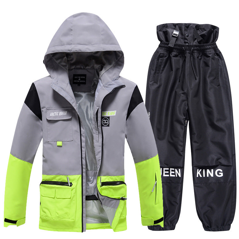 Ski Suit Men And Women Couple Models Warm Thickened