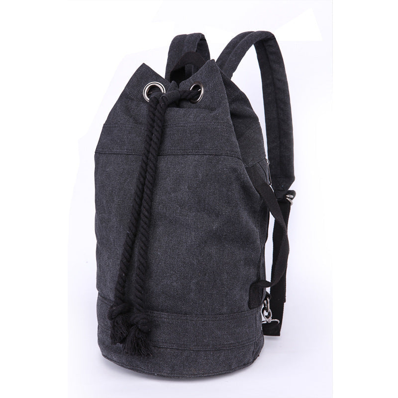 Trendy Couple Canvas Water Tank Backpack