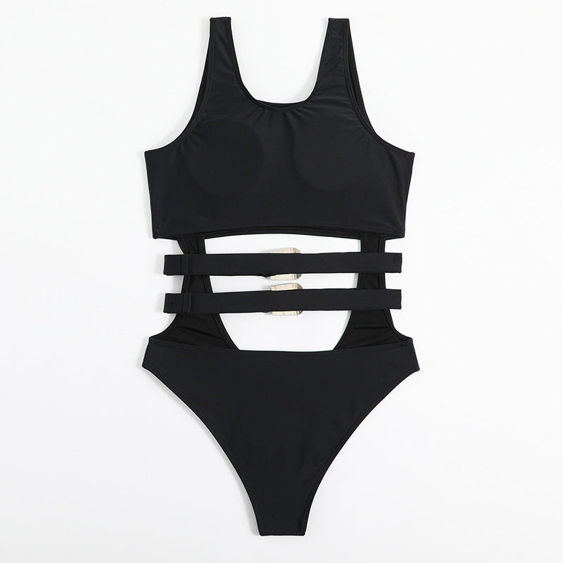 One-piece Swimsuit Waist Hollow-out Swimsuit Women