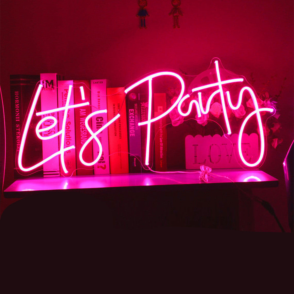 Neon Lettering Decorative Lights Wedding Creative