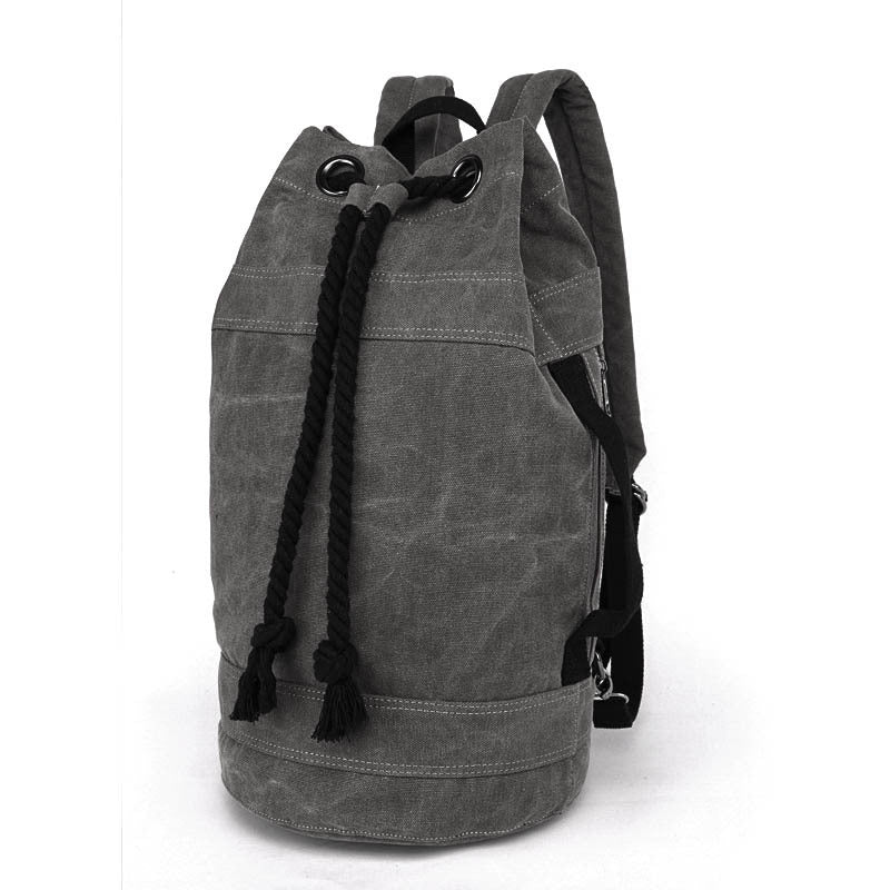 Trendy Couple Canvas Water Tank Backpack