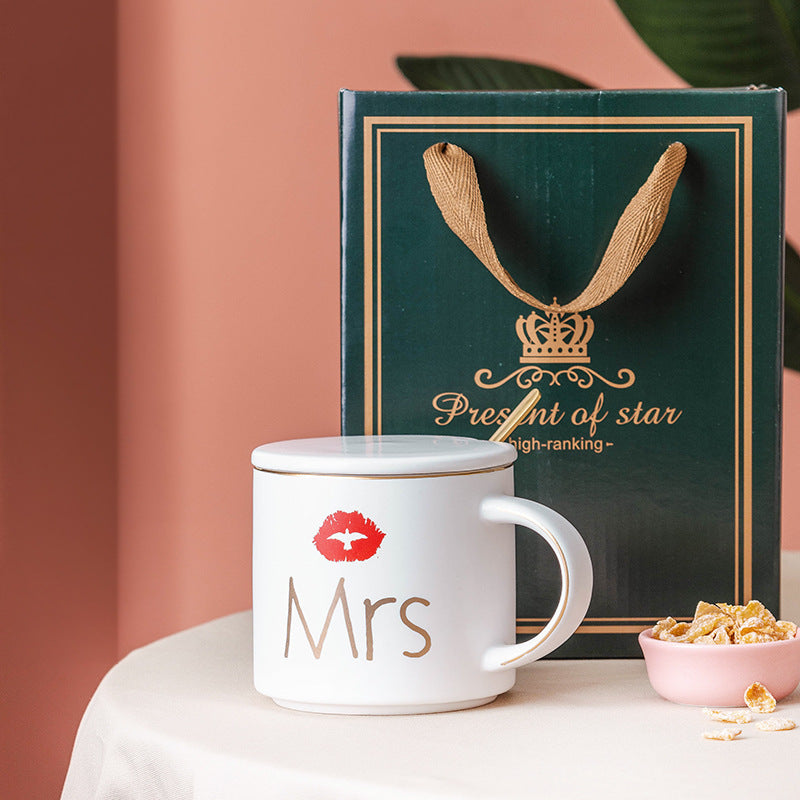 Mr & Mrs. Couple Ceramic Coffee Mugs – A Perfect Pair for Every Sip