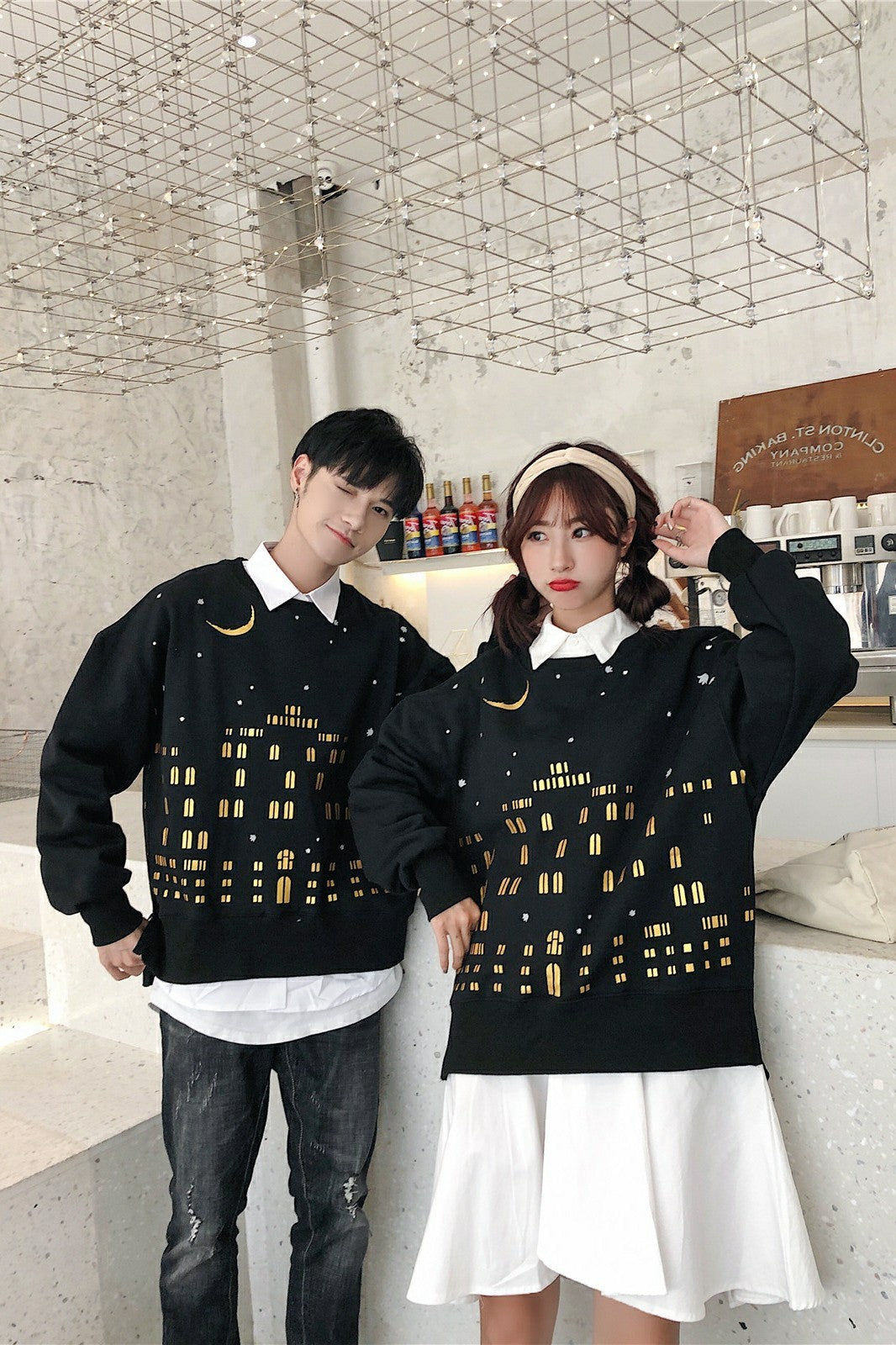 Coat Constellation Loose Plus Size Sweatshirt