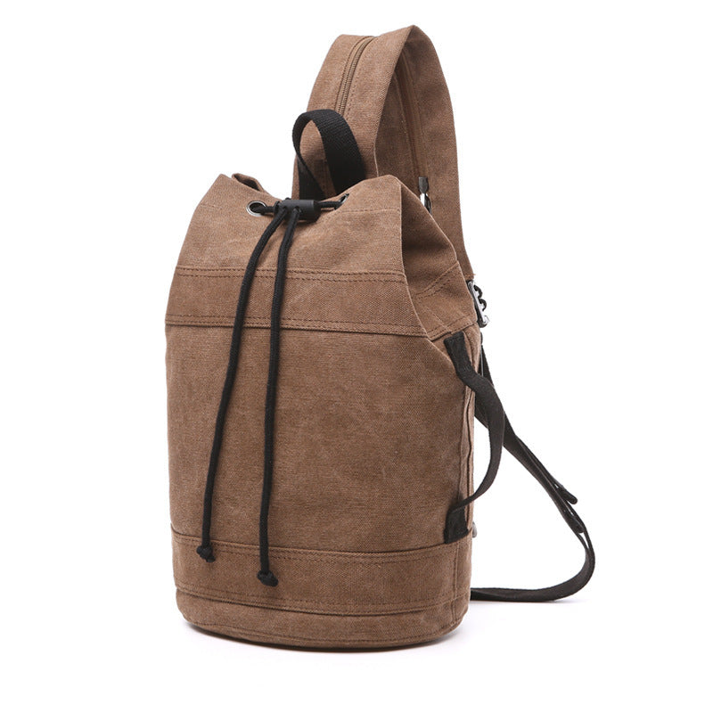 Trendy Couple Canvas Water Tank Backpack