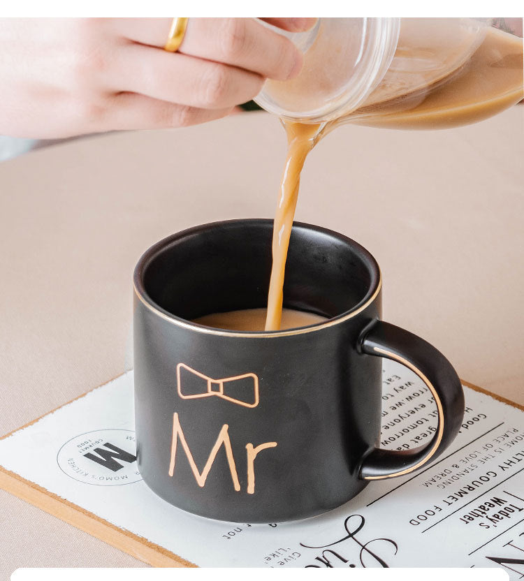 Mr & Mrs. Couple Ceramic Coffee Mugs – A Perfect Pair for Every Sip