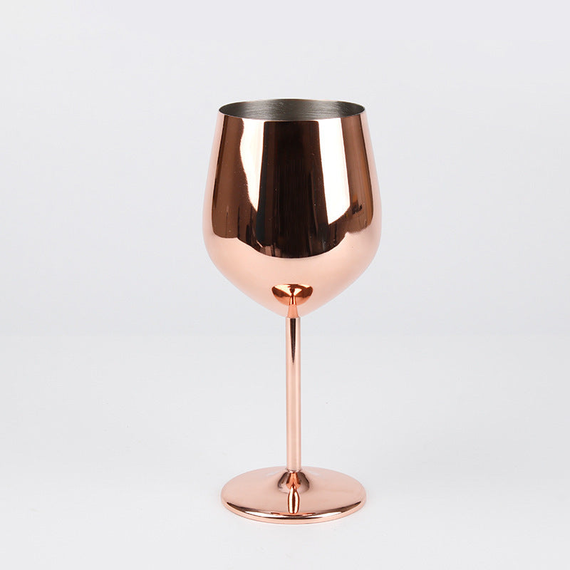 Retro Stainless Steel Plated Goblet