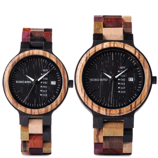 Bobo Bird Teal Leather Watch: Stylish and Resilient