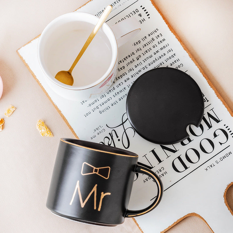 Mr & Mrs. Couple Ceramic Coffee Mugs – A Perfect Pair for Every Sip