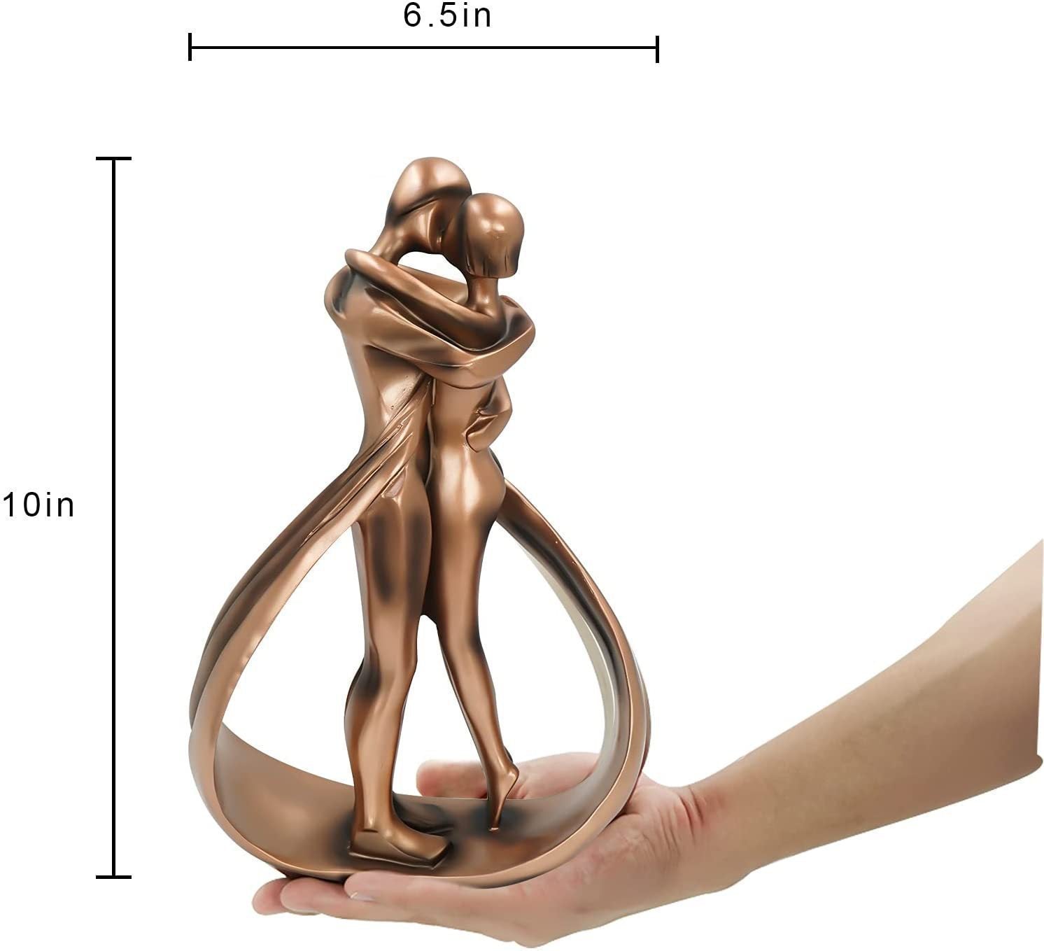 Couple Hug Kiss Resin Home Desktop Decoration