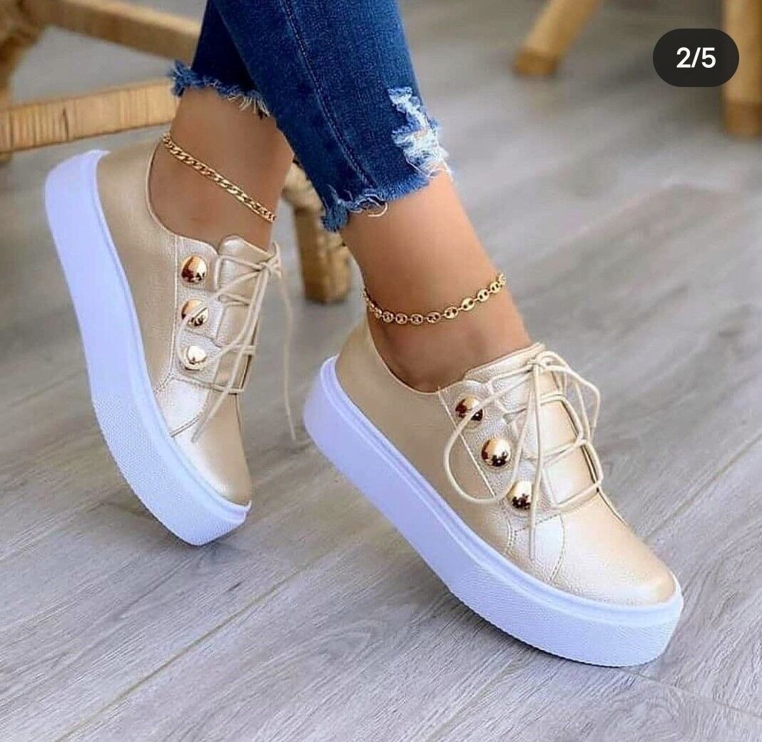 One-foot Square-toe Loafers White Shoes Soft Platform Platform