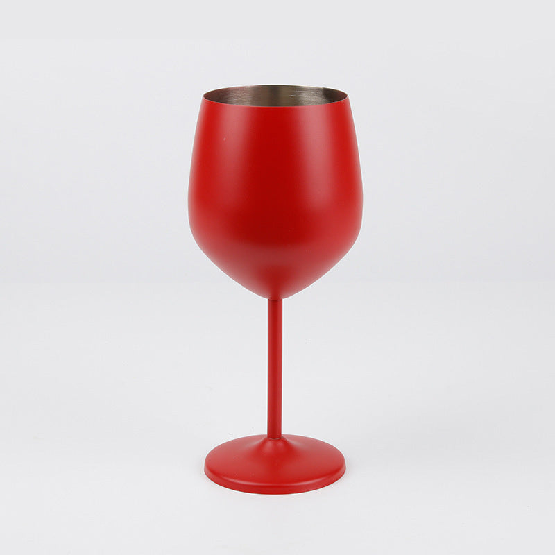 Retro Stainless Steel Plated Goblet