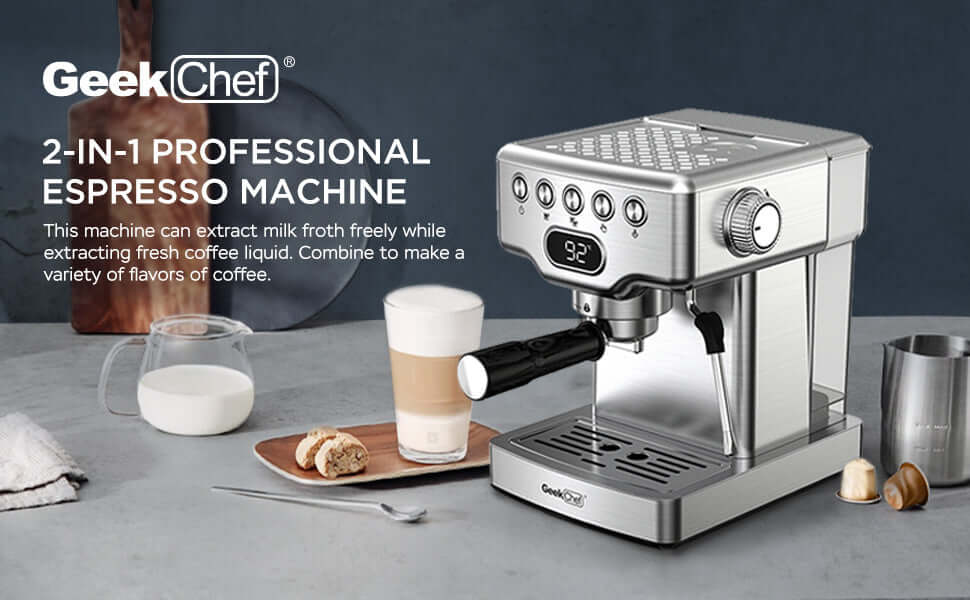 Espresso Machine with Milk Frother