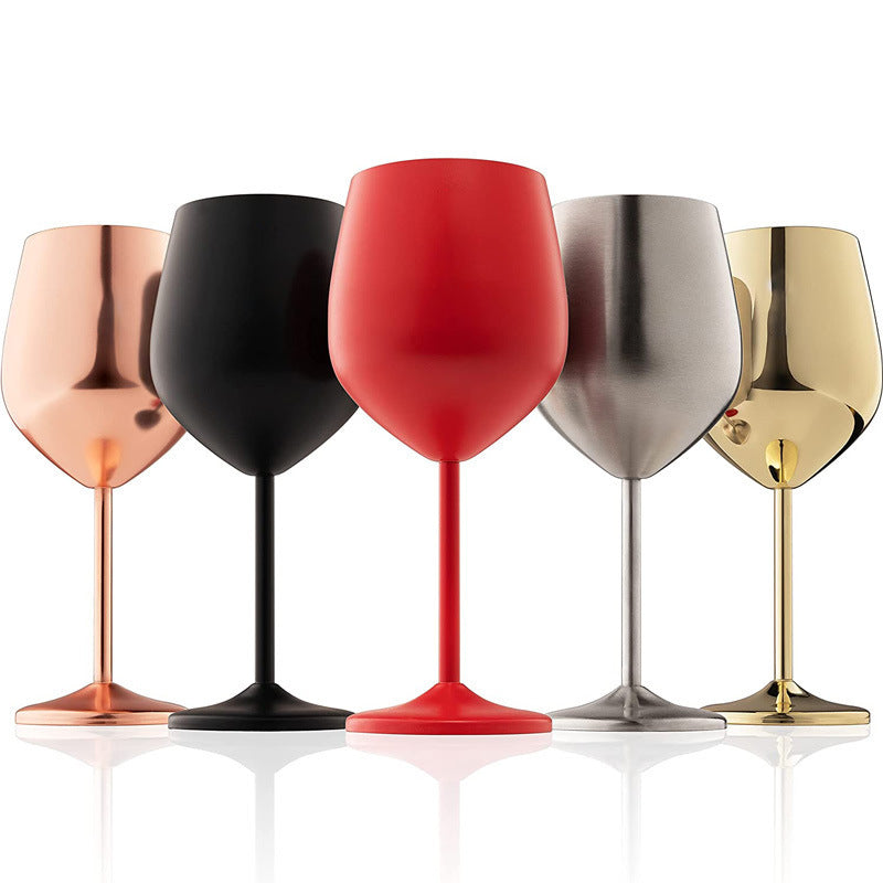 Retro Stainless Steel Plated Goblet